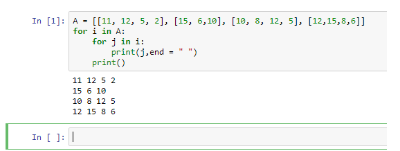 python setting an array element with a sequence