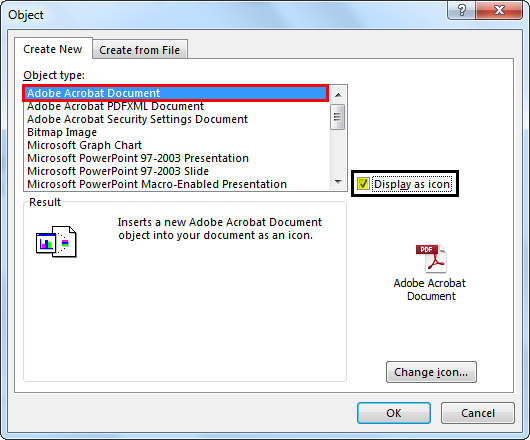 Embedded in excel 1-4