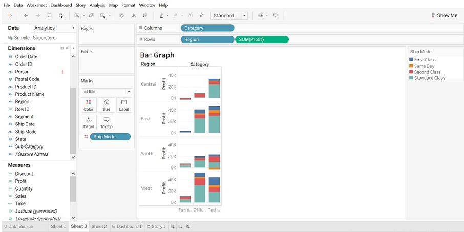 Tableau Choose Chart Type