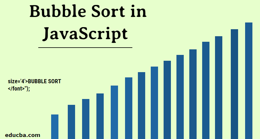 Bubble Sort With JavaScript. What a bubble sorter is and how to