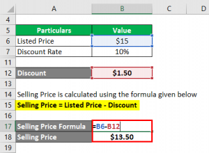 Discount Formula | Calculator (Examples with Excel Template)