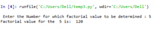 Factorial in Python | 2 Popular Techniques of Factorial in Python