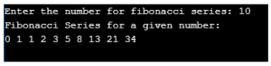 Fibonacci Series in C | Programm to Display Fibonacci Series using Loops