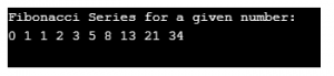 Fibonacci Series in C | Programm to Display Fibonacci Series using Loops