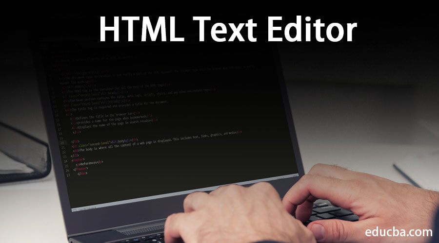 free text editor for html
