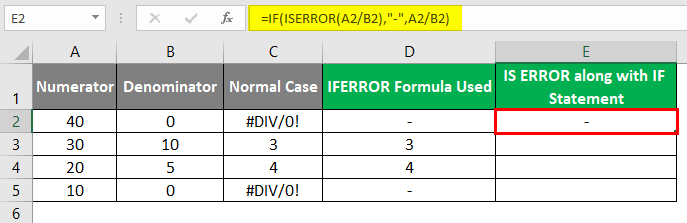 IFERROR Formula in Excel 2-2
