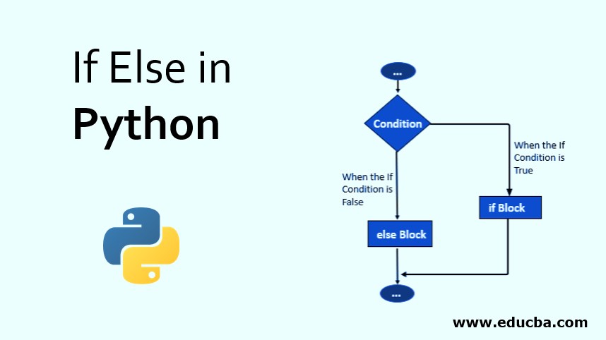 If Else in Python | FlowChart | Syntax and Examples
