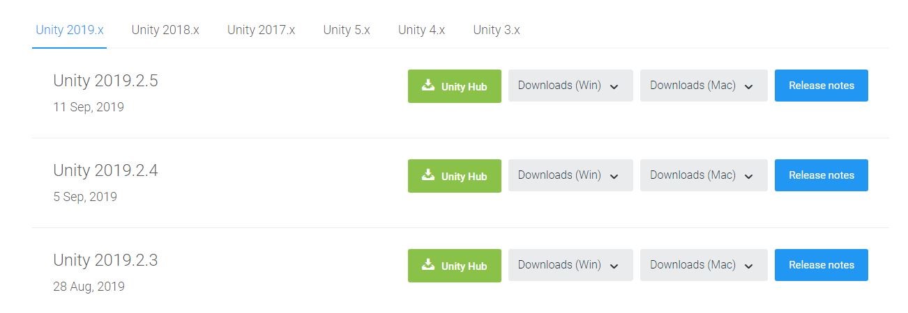 install unity