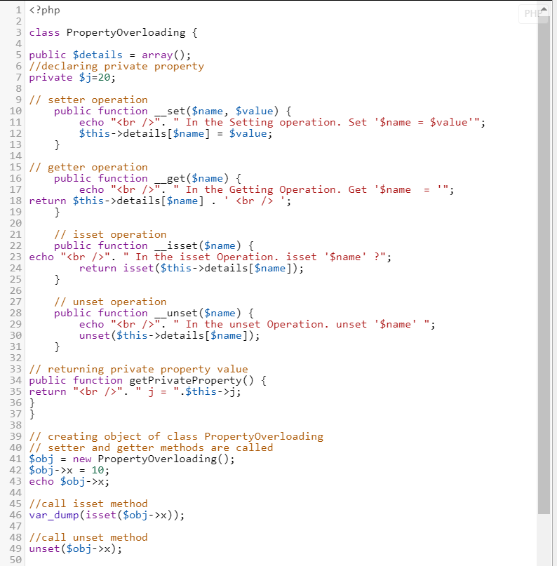 Overloading In Php Types And The Concept Of Overloading In Php