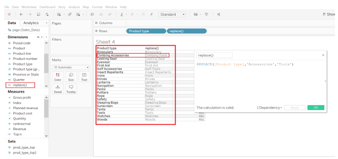 Tableau String Functions 3