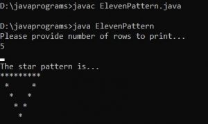Star Patterns In Java | Top 12 Examples of Star Patterns in Java