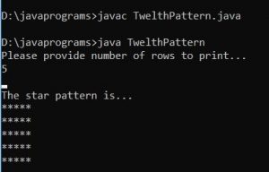 Star Patterns In Java | Top 12 Examples of Star Patterns in Java
