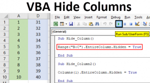 VBA Hide Columns | How to Hide Columns in Excel Using VBA Code?