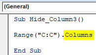 Select Columns function