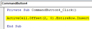 VBA Insert Row | How to Insert Row in Excel Using VBA Code?