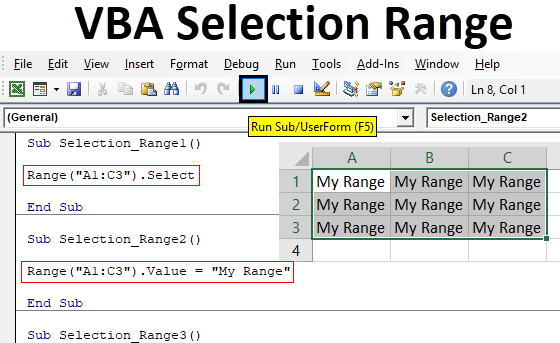 Vba Selection Range How To Select A Range In Excel Using Vba Code