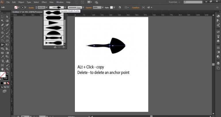 variable width profile illustrator free download