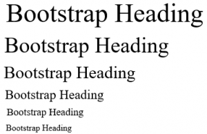 Bootstrap Typography