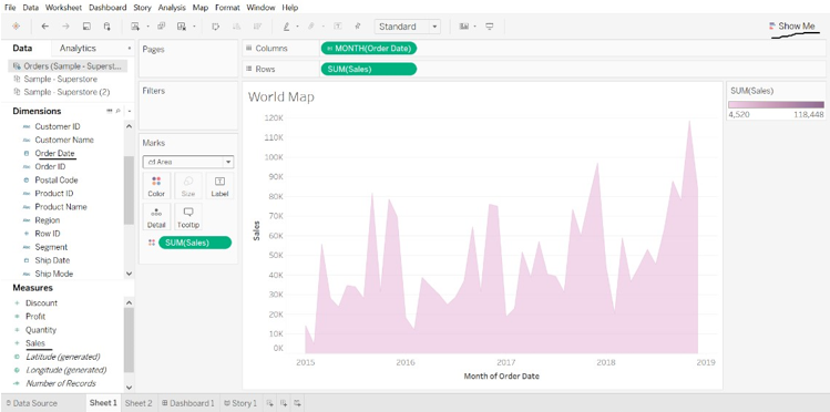 Funnel Chart With Multiple Measures In Tableau