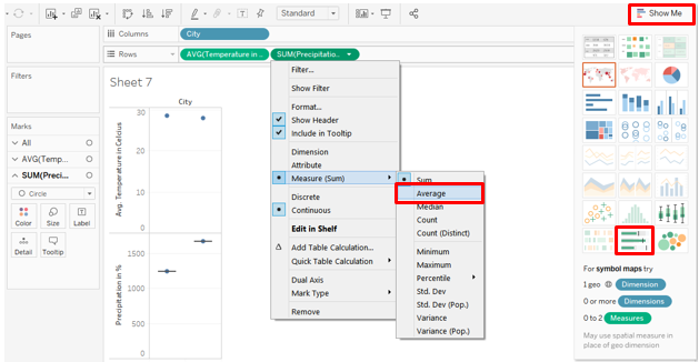 bullet chart in tableau charts