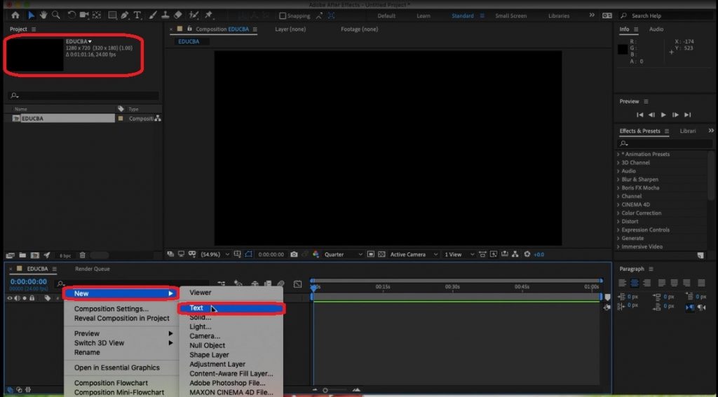 how to 3d text after effects