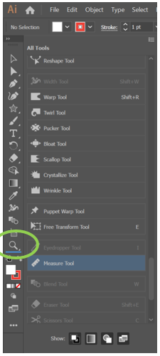 dynamic measure tool illustrator download