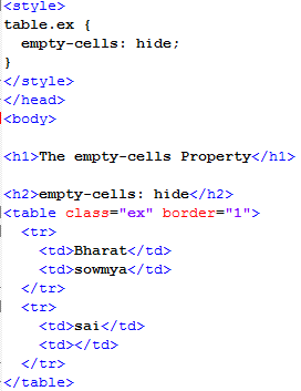 element cell hide output