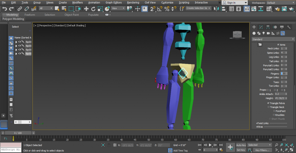 Biped In 3ds Max | Animating And Rigging Character Model Using Biped