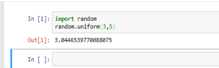 Random Number Generator in Python