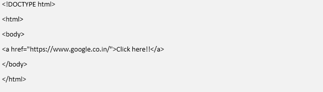 Image Link in HTML