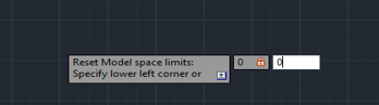 Lines in AutoCAD - lower limit corner