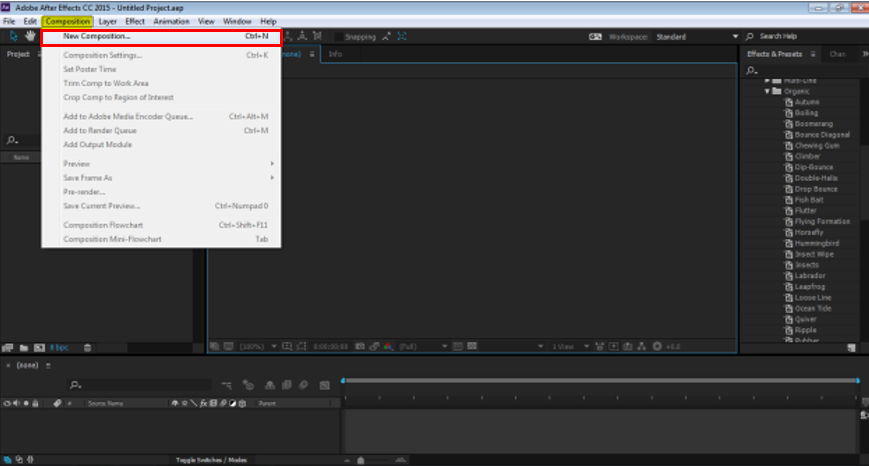 how to time effects in adobe after effects cc 2015