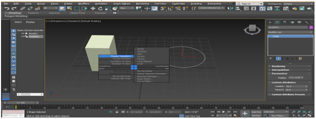 rigging in our model step 20