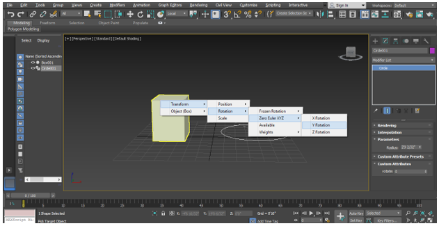 rigging in our model step 28