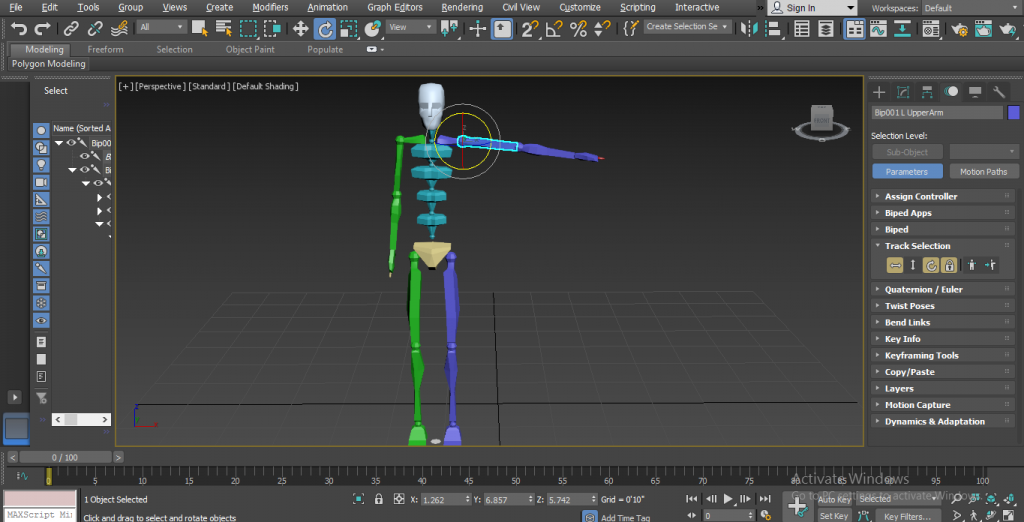 Biped in 3ds Max | Animating and Rigging Character Model using Biped