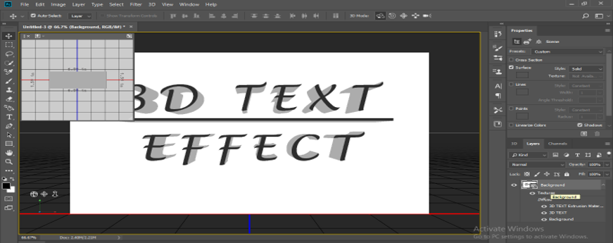 long 3d text creator