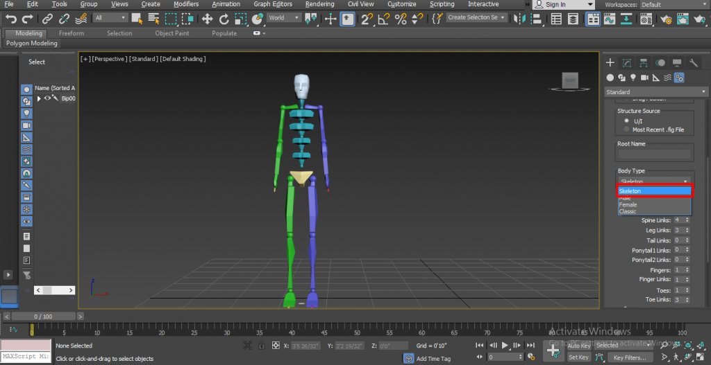 Biped In 3ds Max 