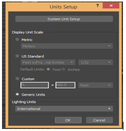 Texture in 3Ds Max Software - setting the unit