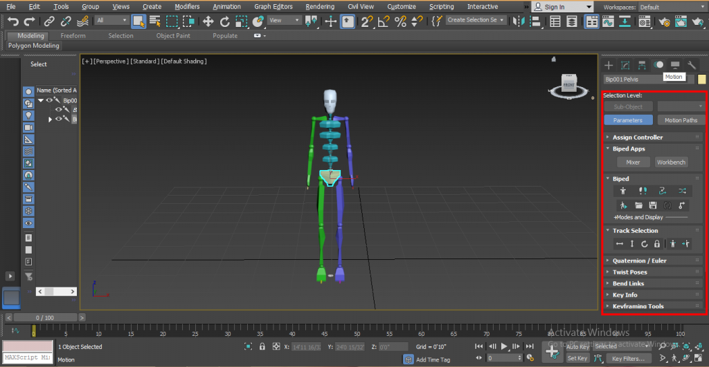 Biped in 3ds Max | Animating and Rigging Character Model using Biped