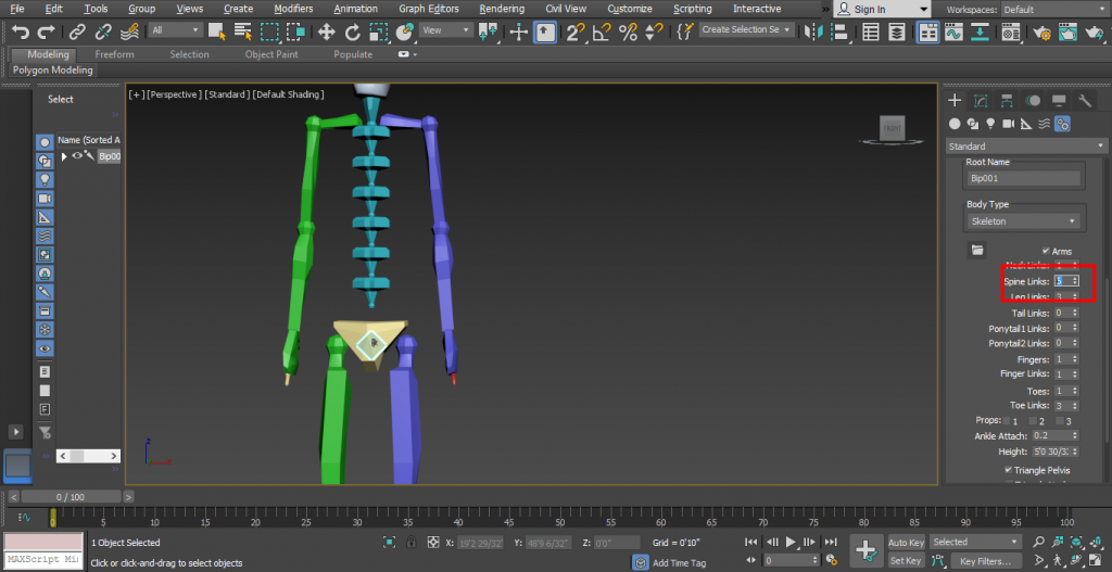 Biped in 3ds Max | Animating and Rigging Character Model using Biped