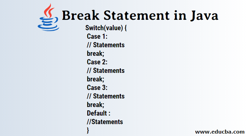 Can We Use Break In If In Java