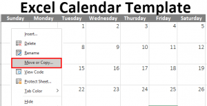 Excel Calendar Template | How to Create Calendar Template in Excel?