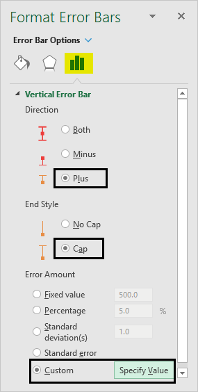 Format Error Bars