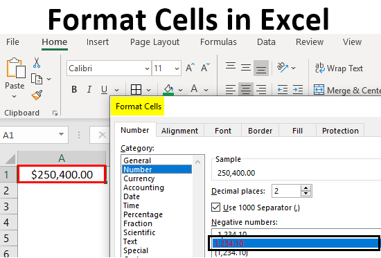 Format Cells in Excel 