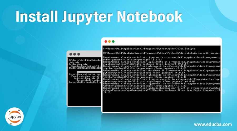 pip install jupyter notebook