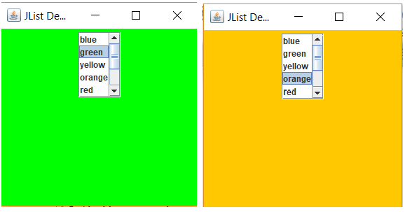 JList in Java-1