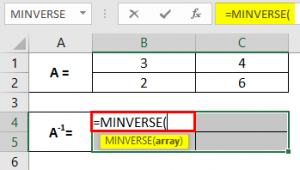 Inverse Matrix in Excel | How to Create Inverse Matrix in Excel?
