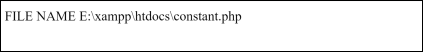 PHP Constants-1.6