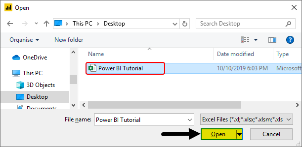 Power BI Tutorial Example 1-7