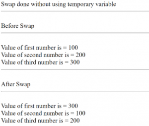 Swapping in PHP | How To Swap Two Or Three Number Program in PHP?